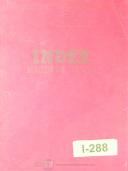 Index-Index 645 Vertical Milling Parts Manual-645-01